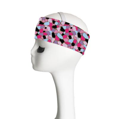 China 2021 Stretchy Soft Comfortable Designer Wholesale Custom Logo Headbands Famous Brands Headband For Women for sale