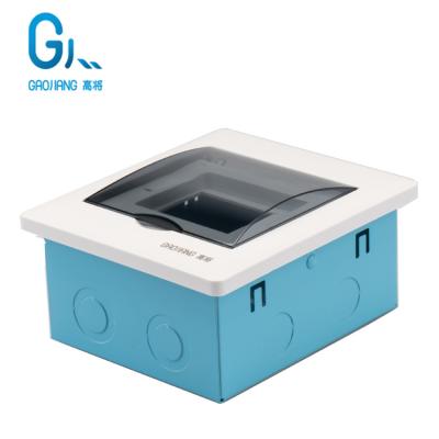 China In the Home GT-4 Mcb Panel Enclosure Power Distro Box Electronic Waterproof Box Plastic Distribution for sale