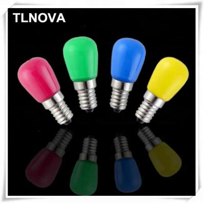 China Pigmy Light Bulb ST26 ST20 E14 LED Fridge Light E14 CE Rohs Colorful Mini LED Glass Cover FCC YELLOW GREEN BLUE RED for sale