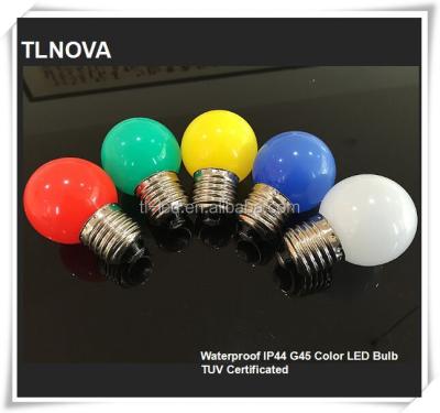 China 2020 Garden Mini LED Dot Light G45 IP44 1W 2W Golf Colorful Garden Lights E27 E26 B22 LED Lamp RGB CE Rohs CE Rohs FCC TUV TUV Colorful for sale