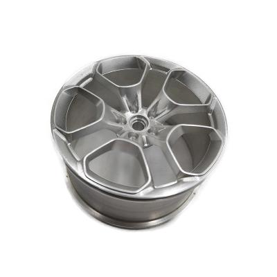 China Aluminum Forging Parts Aluminum Wheel Hub Wheel CNC Machining Part Metal Forging Parts for sale