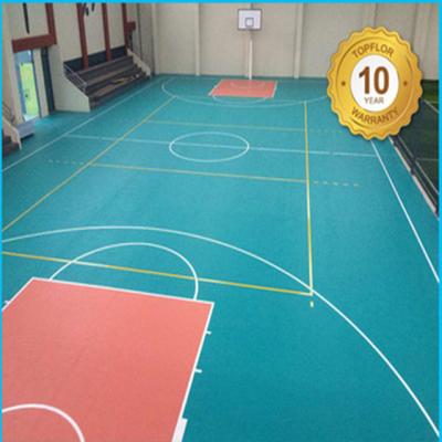 China Basketball Sports Flooring Basketball Court Flooring for sale