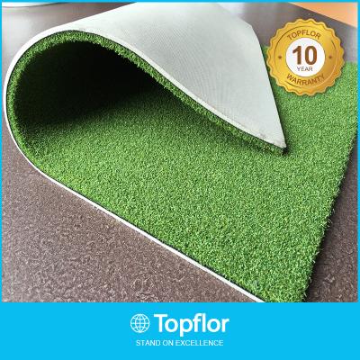 China PE Topflor PU Backing Artificial Grass For Gym Area for sale