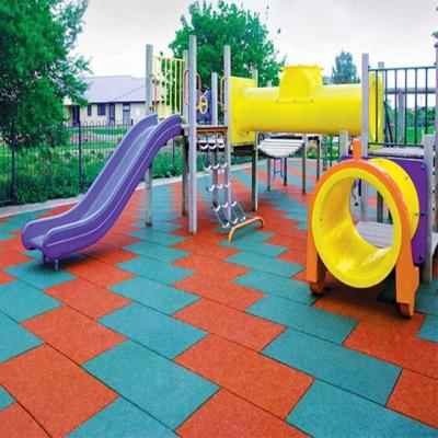 China Kindergarten Children's Playground Safety Rubber Flooring for sale