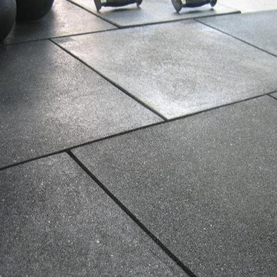 China gymnasium tile/weight room anti-slip rubber flooring for sale