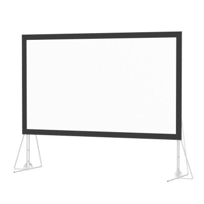 China 16:9 Diagonal 200 Inch 200 Inch PVC Fabric Front Viewing Area 4425x2489mm Quick Fold Screen for sale