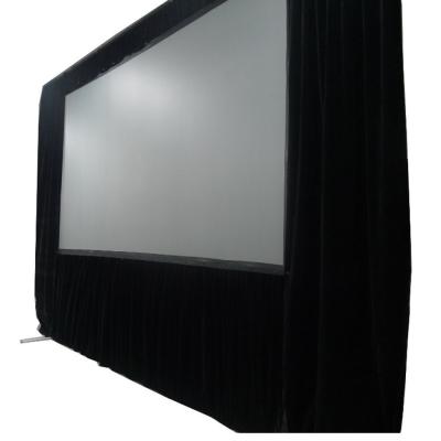 China High frame quality! 300 Inch 4:3 Quick Fold Back Front High Gain Easy Fold Fabric Screen Projector Screen for sale