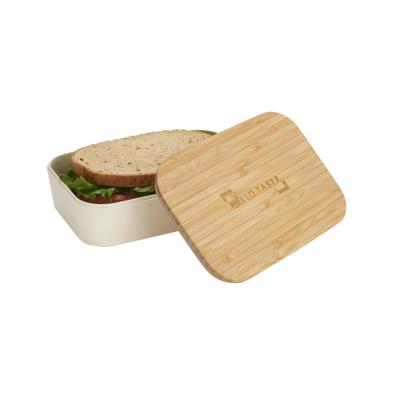 China 2021 Hot Selling Disposable Lunch Box With Sleek Bamboo Lip 1000ml Outlook Use In Camping,Hiking,Family Activities Bento Lunch Box Te koop