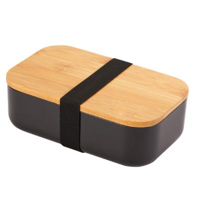 Китай 2021 Hot Selling Disposable Lunch Container with Stylish Bamboo Lip 1000ml Outlook Use in Camping, Hiking, Family Activities Bento Lunch Box продается