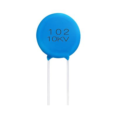 China High voltageDC Power Supply DC High Voltage Ceramic Capacitor High Voltage Ceramic Capacitor 10kv 1000pf Y5T-102K-10KV Resistance for sale