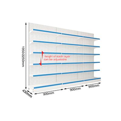 China Corrosion Protection High Capacity Heavy Duty Long Span Storage Supermarket Shelving for sale