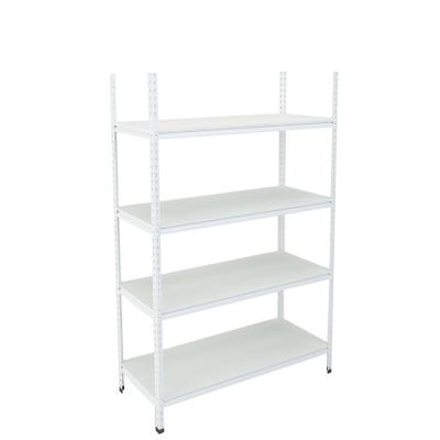 China Cheap Corrosion Protection Warehouse Storage Shelving Adjustable Light Duty Rack Angle Steel Racks for sale