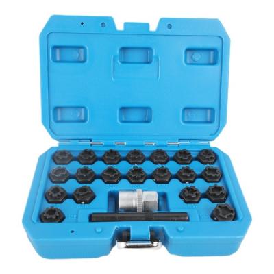 China 22Pcs MRCARTOOL 22Pcs Wheel Lock Kit For VAG Special Anti-theft Screws Removal And Install Main Socket Socket Assembly Group for sale