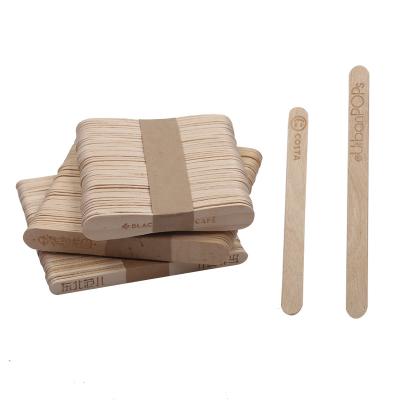 China Cheap Sustainable Round Edge Biodegradable Price Popsicle Stick Wooden Ice Cream Sticks for sale