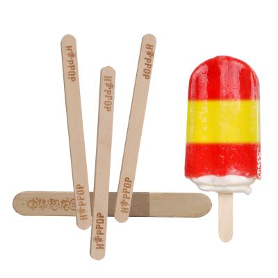 China Factory Sustainable Price China Popsicle Stick Wooden Stamp 114mm Craft Sticks for sale