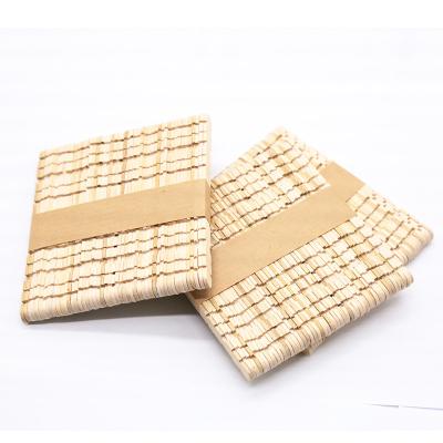 China Sustainable Craft Sticks Colorful Wooden Craft Sticks Ice Cream Popsicle Sticks for sale