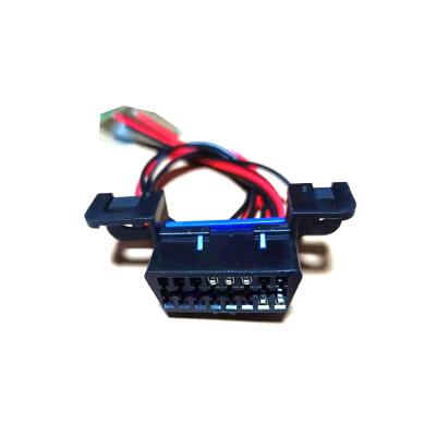 China For Many Cars 5pin OEM Line 5pin 16pin Socket For Car OBDII Tester Interface OBD 2 Assembly Socket Diagnostic Socket Adapter for sale