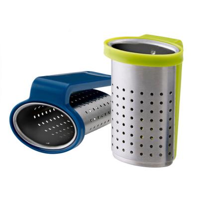 China New Wholesale Viable Stainless Steel Tea Strainer Cup Wall Hanging Tea Strainer Tea Infuser for sale