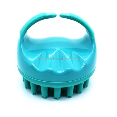 China Wholesale Price Factory Wholesale Price Pink Green Wet Wash Round Silicone Natural Hair Scalp Massager Shampoo Brush for sale