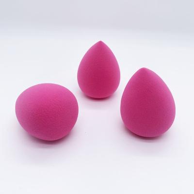 China Factory Sales Modern Design Makeup Sponges Hot Single Bottom Reusable Puff Increased Rosy Pink Makeup Sponges for sale