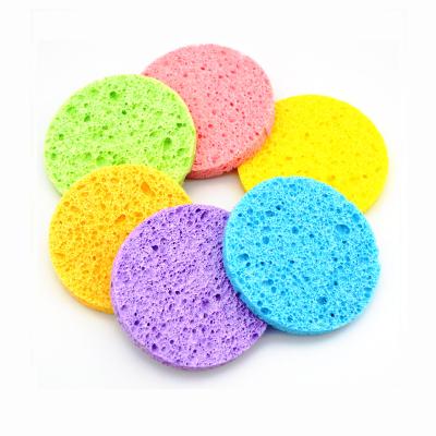 China Non-toxic 100% Natural Cellulose for Facial Deep Cleansing Compressed Facial Sponge for sale