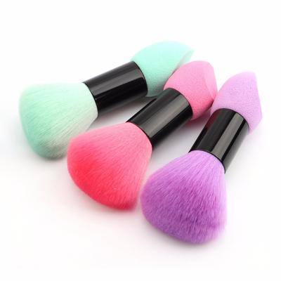 China Non Toxic Blending Latex Foundation Tool Makeup Brush Non Toxic Double Ended Cosmetic Blush Brush for sale