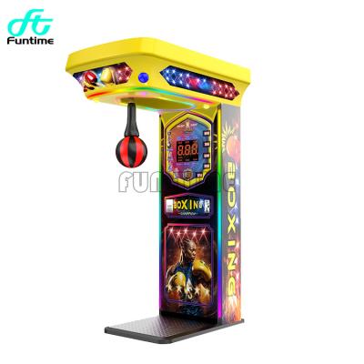 China Arcade Boxing Game Machine Electronic Hammer Boxing Machine Coin Operated Game Punch Boxing Machine W700xD1170xH2200mm for sale