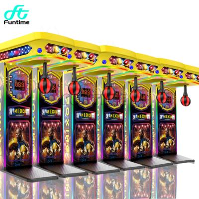 China New Indoor Coin Operated  Boxing Machine Punching Boxing Arcade Sport Game Machine Arcade Boxing Game Machine W700xD1170xH2200mm for sale