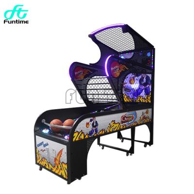 China Video City Arcade Game Shooting Machine Foldable Coin-Operated Luxury Basketball Shooting Machine W2560xD1170xH2350mm for sale