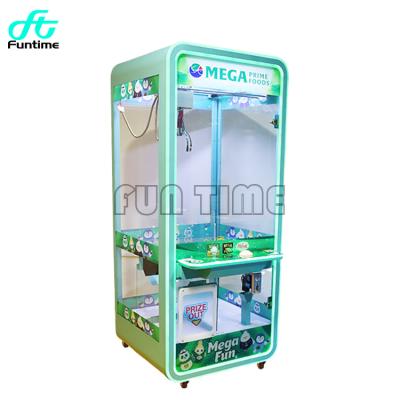 China FunTime Popular Claw Crane Machine ODM/OEM Coin Operated Toy Claw Vending Machine W82xD85xH1880mm for sale