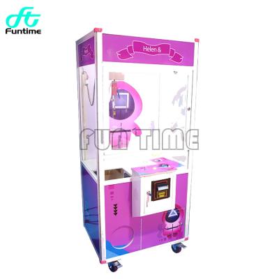 China FunTime Coin Operated Games Gift Game Machine Indoor Amusement Equipment Mini Plush Toy Claw Crane Machine W82xD85xH1880mm for sale