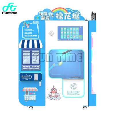 China Factory manufacturer cotton sugar wand Cotton candy cravings vending machine L135*W68*H212 CM for sale