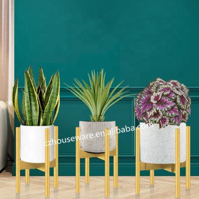 China Adjustable Hot Selling Good Quality Natural Plant Stand And Flower Stand Natural Bamboo Stand for sale