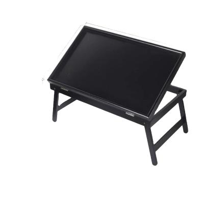 China Foldable Bamboo Table with Foldable Legs Used as Breakfast Table and Laptop Desk for sale