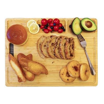 China Viable Bamboo Wood Cutting Board For Kitchen Wood Chopper for sale