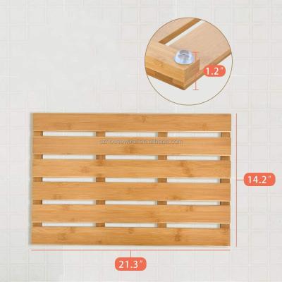 China Viable Made In China Top Quality Goods Using Low Price Anti Slip Bamboo Bath Mat for sale