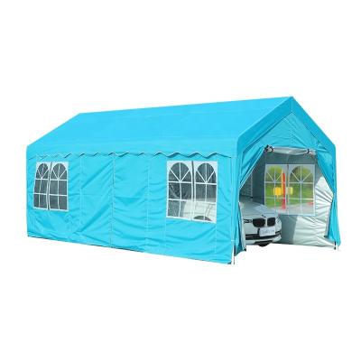 China Folded Inventory Factory Selling Portable Large Gazebo Tent Sky Blue 3.3mx5.3m Trade Show Tent for sale