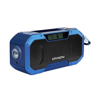 China AM FM Zonne Waterdichte Noodsituatie Radio Draagbare Handcrank 5000mAh Te koop