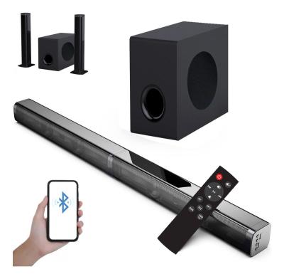 Cina Bluetooth Soundbar senza fili Bluetooth Soundbar in legno grigio con uscite di 230W in vendita