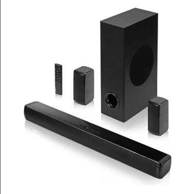 China Black Wireless Sound Bar Home Theater System With Wireless Speaker for sale