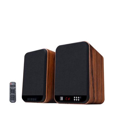 China Wireless Wooden Bookshelf Speakers With Medium Bass and Silk Film Pitch Unit for sale