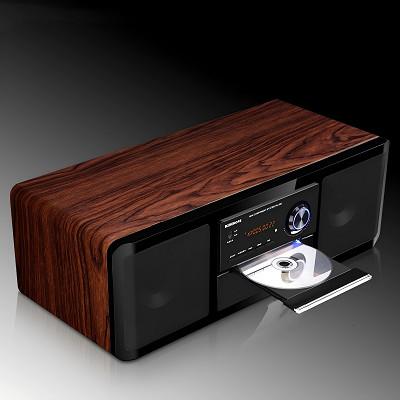 China Density Sheet 5.0 Bluetooth Bookshelf Speaker System With MP3 WMA FM Play Function for sale