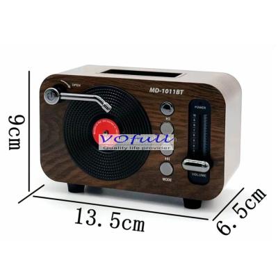 China Rádio FM/MW/SW de 3 bandas com slot USB/TF Construído em bateria recarregável de alto-falante à venda