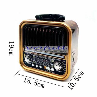 Китай Перезаряжаемое батарейное портативное радио AM / FM с встроенным динамиком продается