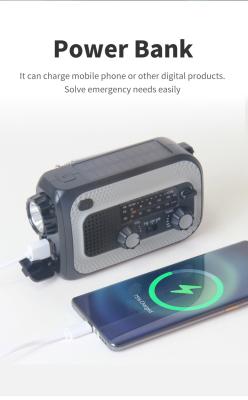 China Emergency Radio with Solar-powered radio and NOAA Weather Alerts for sale