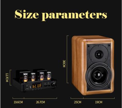 China Tweeter 1inch Passive Bookshelf Speaker with Wood Cabinet Material and Frequency Range of 45-20khz for sale