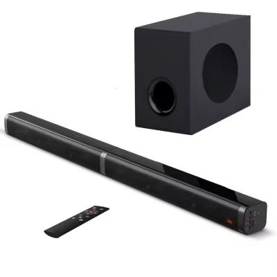 China Draadloze Bluetooth-soundbar voor tv 2.0 4 kanalen luidsprekers BT/USB/Hdmi-arc3.5MM/OPTICAL Te koop