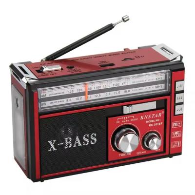 China Powerful Rechargeable Battery Pack Portable Radio Player with AM/FM Band and FM/MW/SW 3 Band à venda