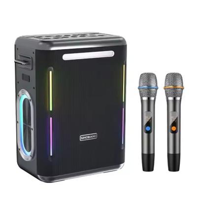 China Hoogfrequentiebereik 65Hz-20KHz Waterdicht Bluetooth-luidspreker met 100W uitgangsvermogen en 2 Tweeter-grootte houten kast Te koop