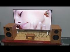 Multimedia Wood Bookshelf Speakers , Wireless Mini Hifi Bluetooth Speakers